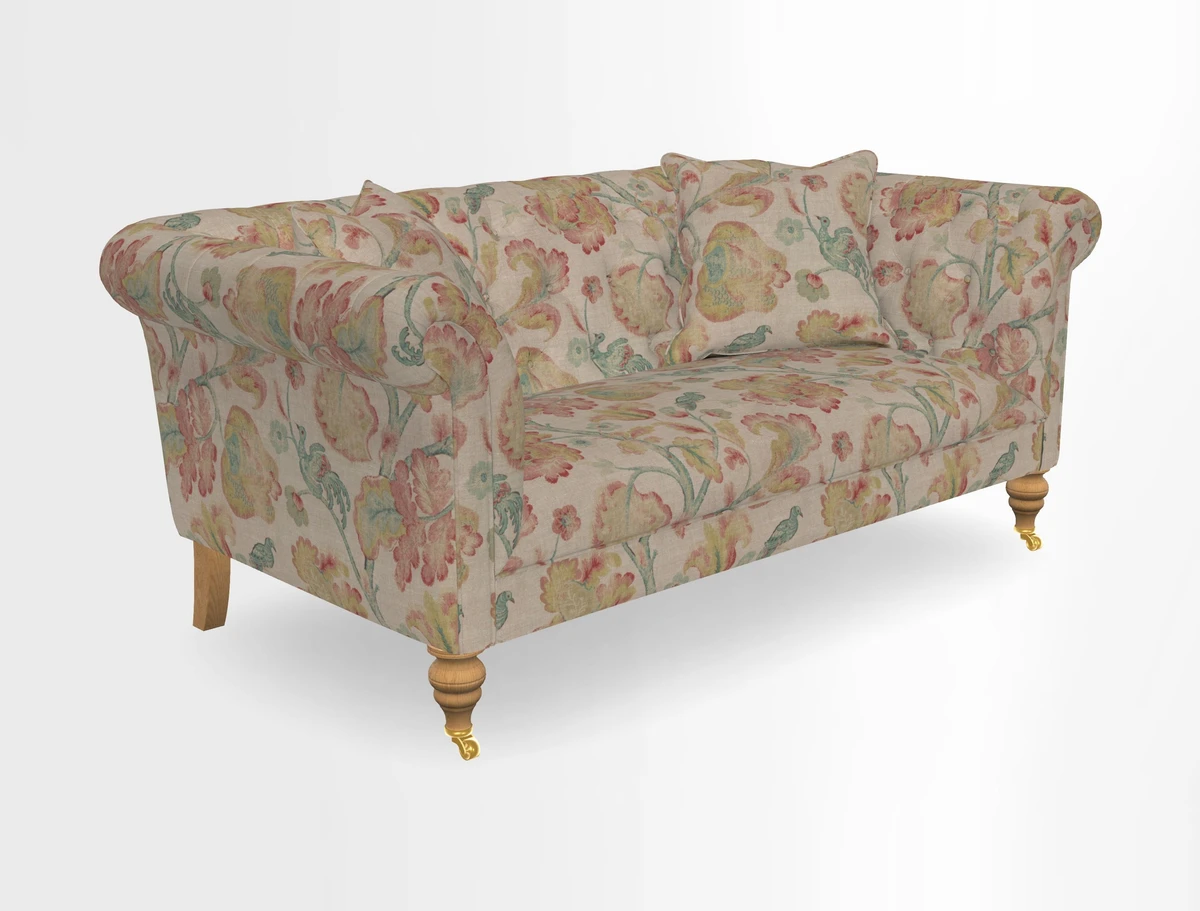 Arncliffe 3 Seater Sofa in Traditional Vintage Velvet Olive