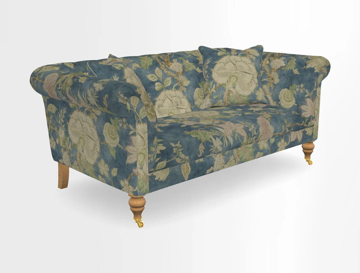 Arncliffe 3 Seater Sofa in Traditional Vintage Velvet Olive