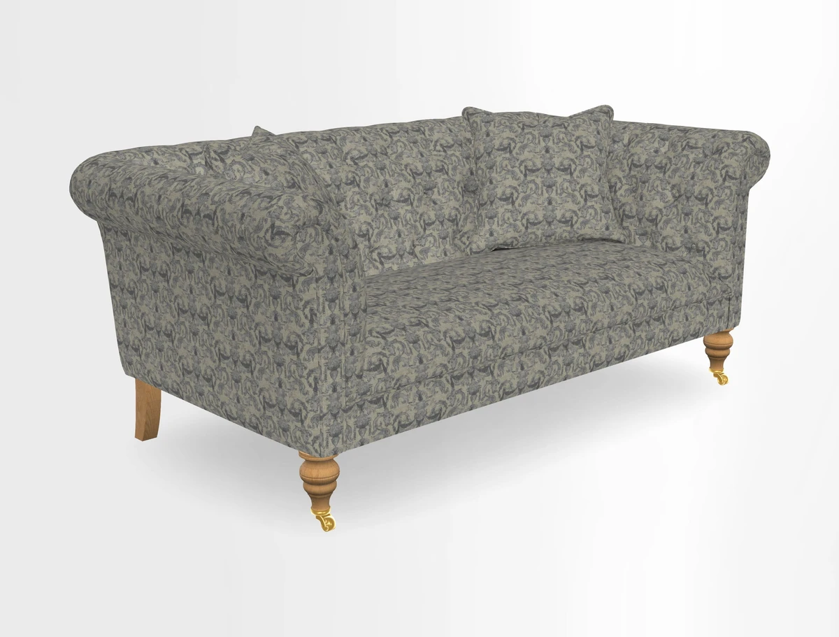 Arncliffe 3 Seater Sofa in Traditional Vintage Velvet Olive