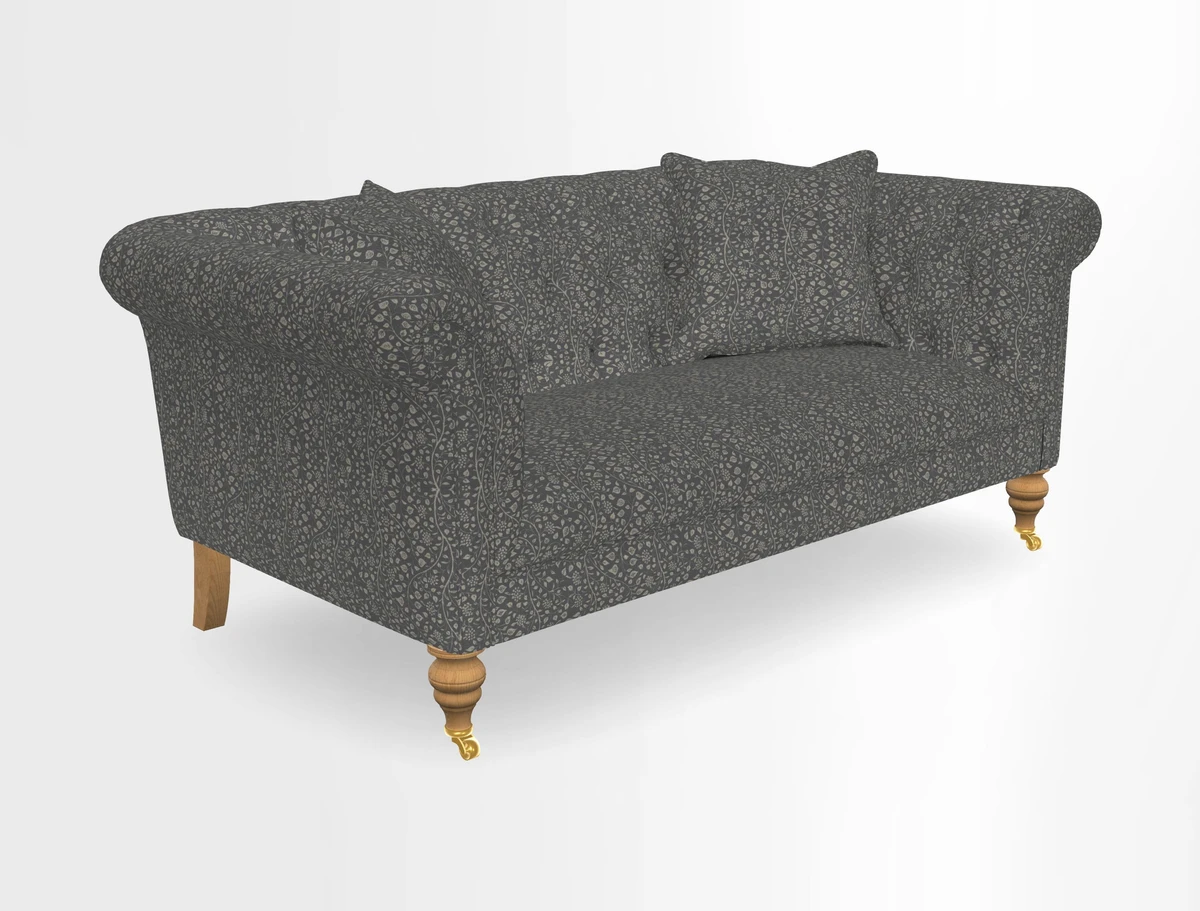 Arncliffe 3 Seater Sofa in Traditional Vintage Velvet Olive