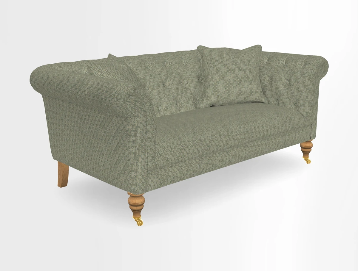 Arncliffe 3 Seater Sofa in Traditional Vintage Velvet Olive