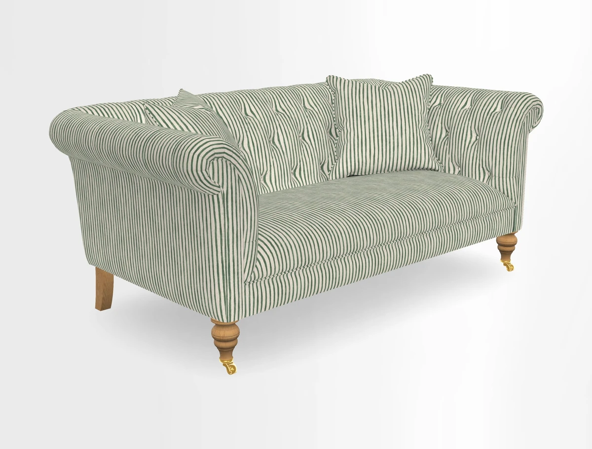 Arncliffe 3 Seater Sofa in Traditional Vintage Velvet Olive