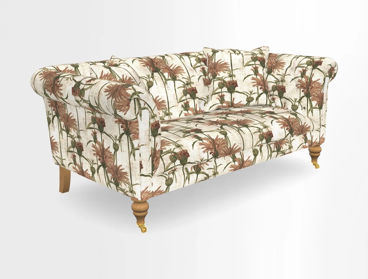 Arncliffe 3 Seater Sofa in Traditional Vintage Velvet Olive