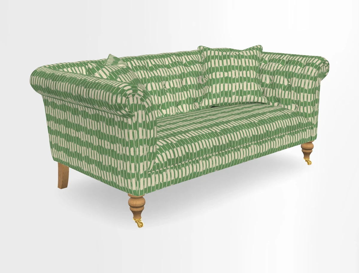 Arncliffe 3 Seater Sofa in Traditional Vintage Velvet Olive