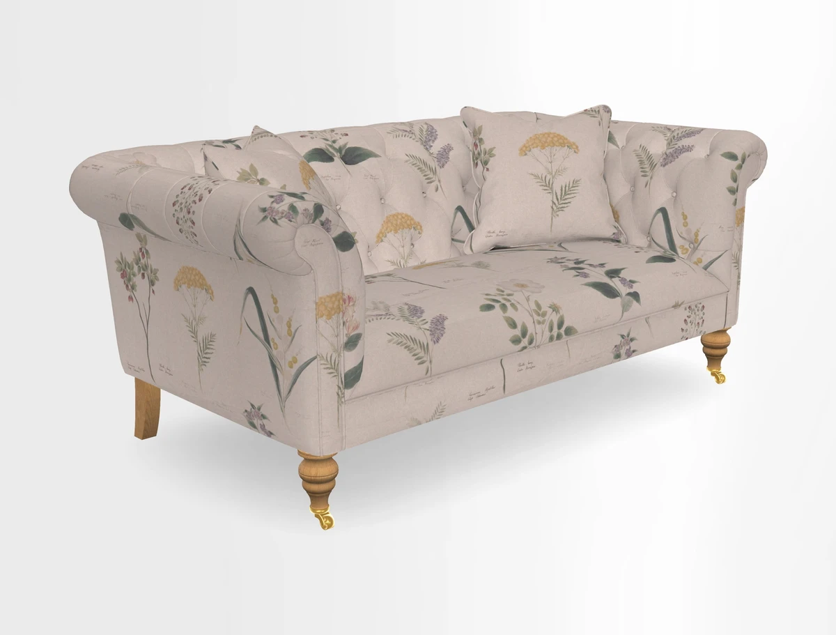 Arncliffe 3 Seater Sofa in Traditional Vintage Velvet Olive