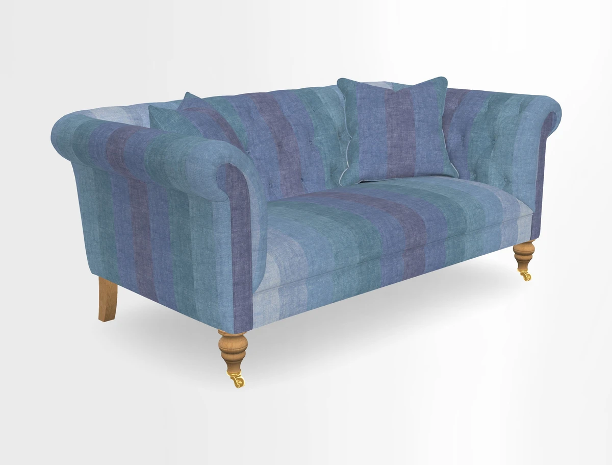 Arncliffe 3 Seater Sofa in Traditional Vintage Velvet Olive