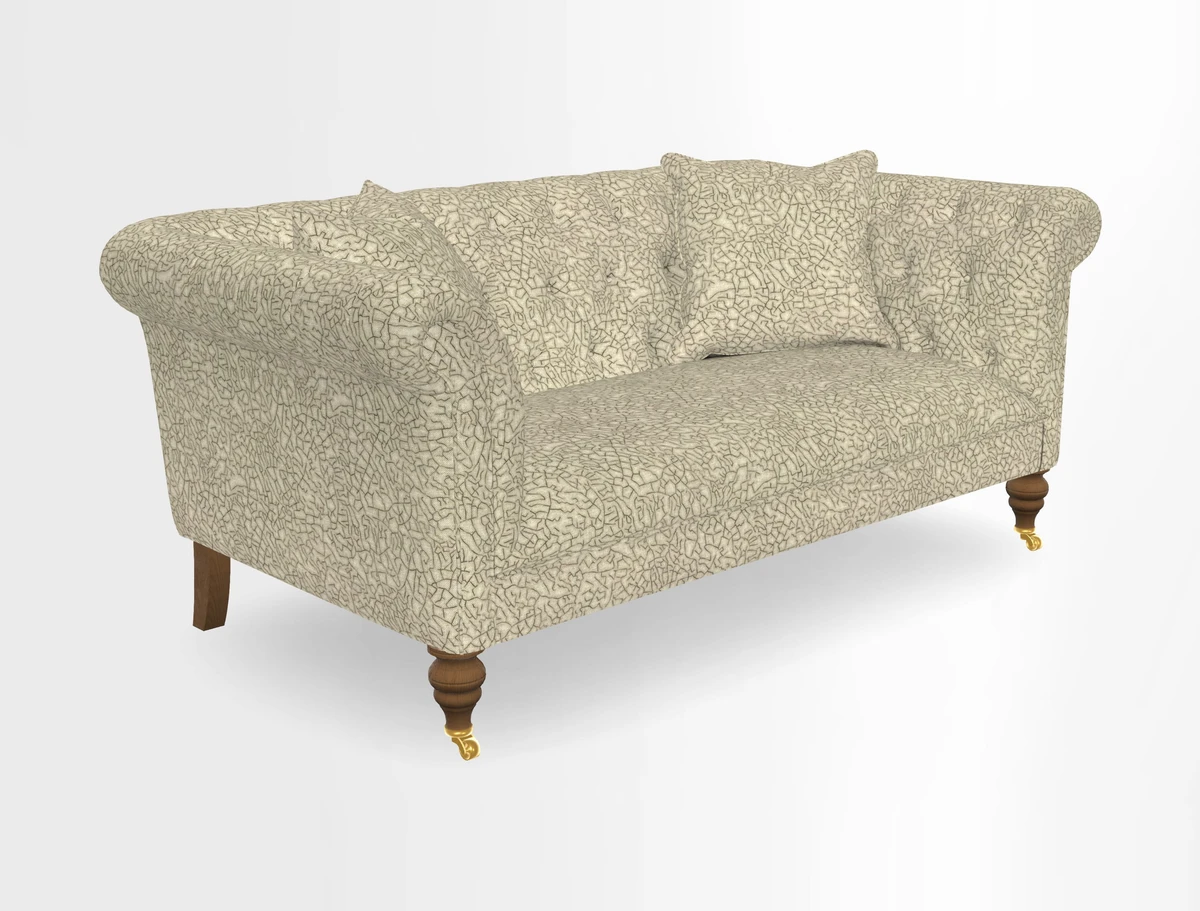 Arncliffe 3 Seater Sofa in Traditional Vintage Velvet Olive