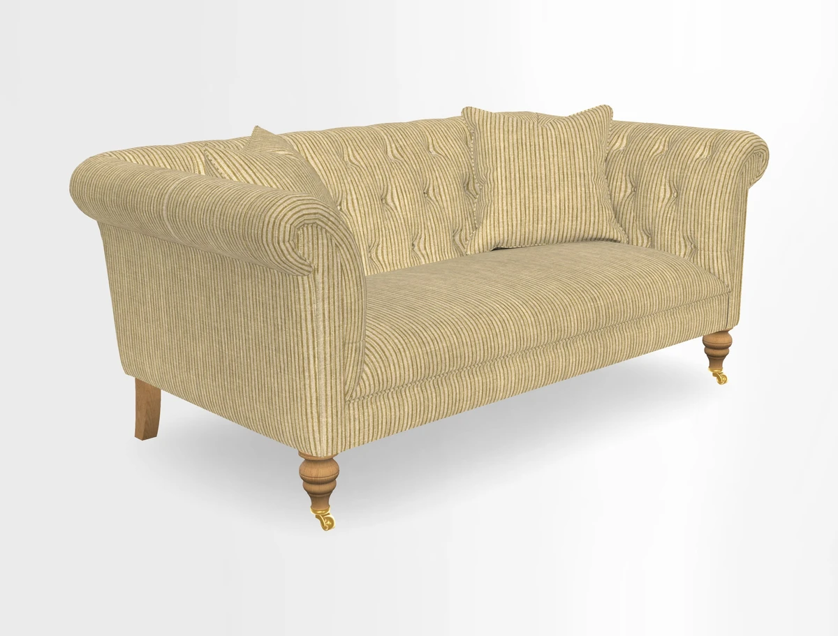 Arncliffe 3 Seater Sofa in Traditional Vintage Velvet Olive