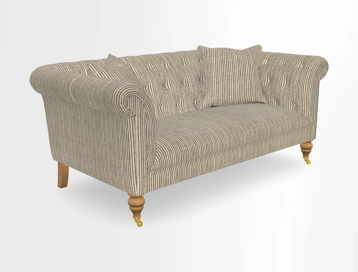 Arncliffe 3 Seater Sofa in Traditional Vintage Velvet Olive