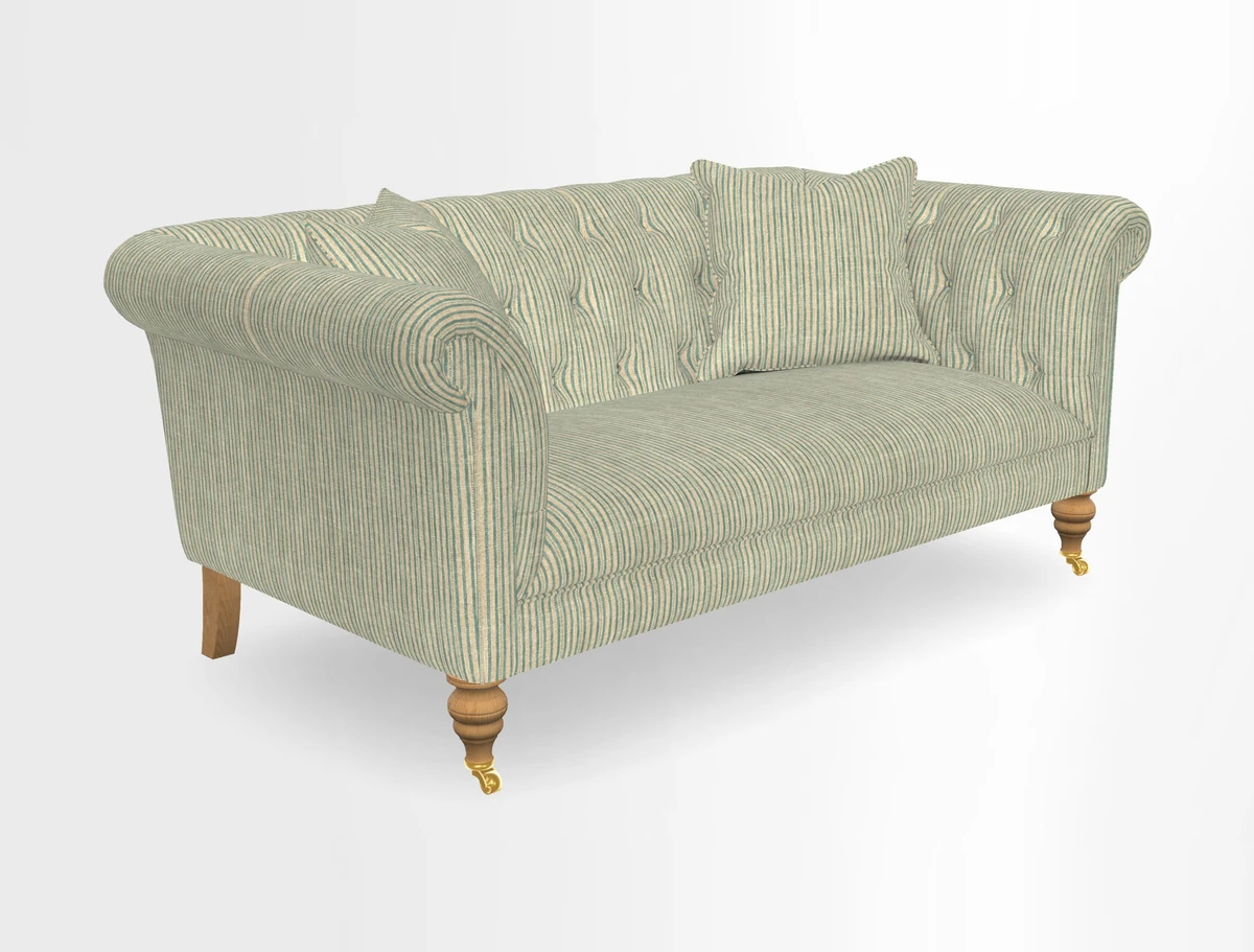 Arncliffe 3 Seater Sofa in Traditional Vintage Velvet Olive