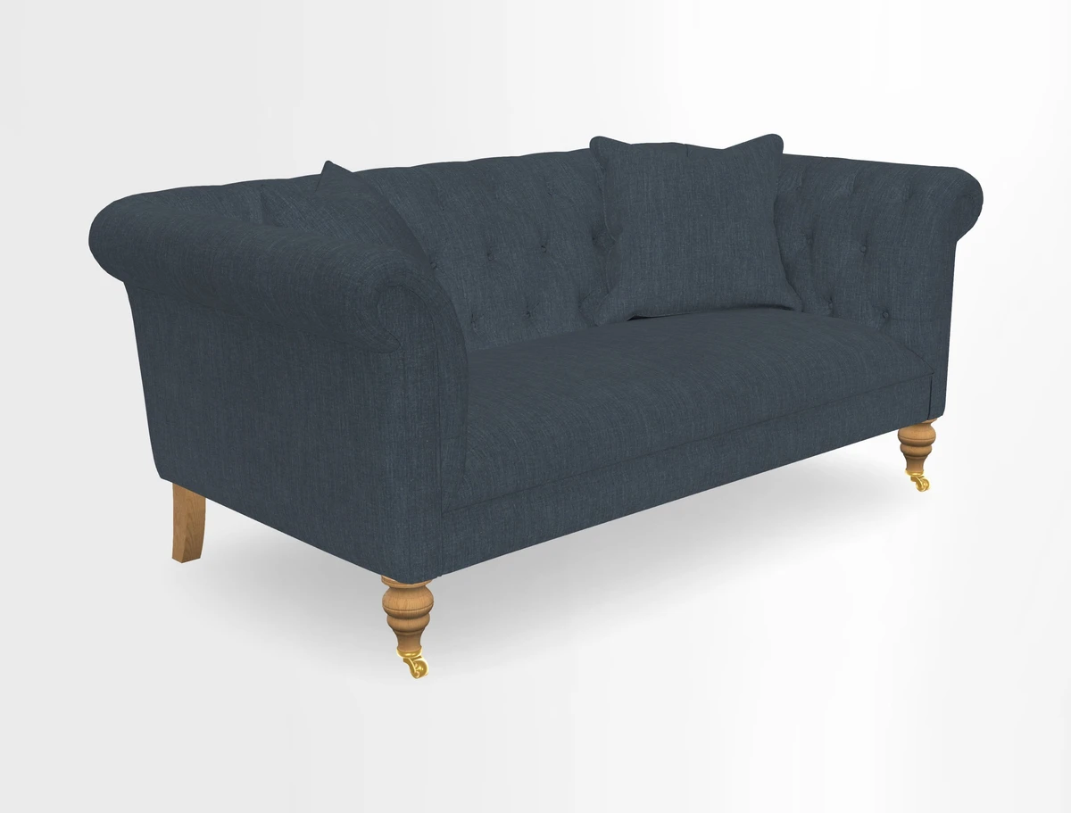 Arncliffe 3 Seater Sofa in Traditional Vintage Velvet Olive