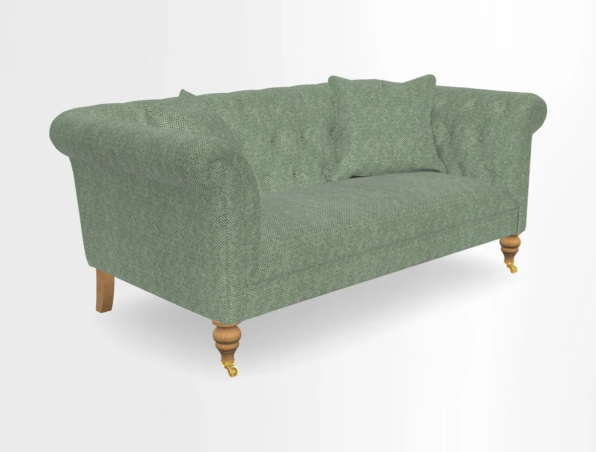 Arncliffe 3 Seater Sofa in Traditional Vintage Velvet Olive