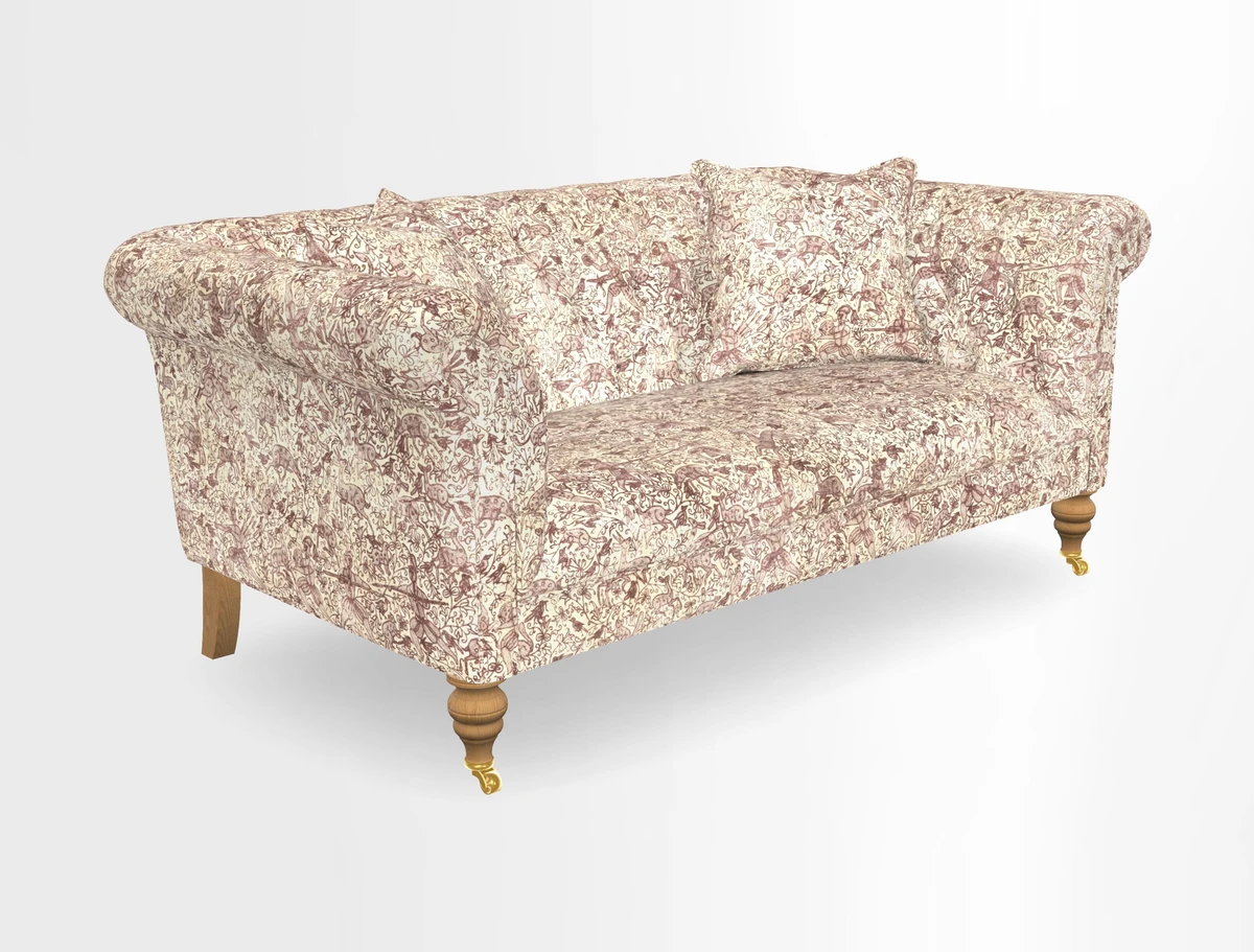 Arncliffe 3 Seater Sofa in Traditional Vintage Velvet Olive