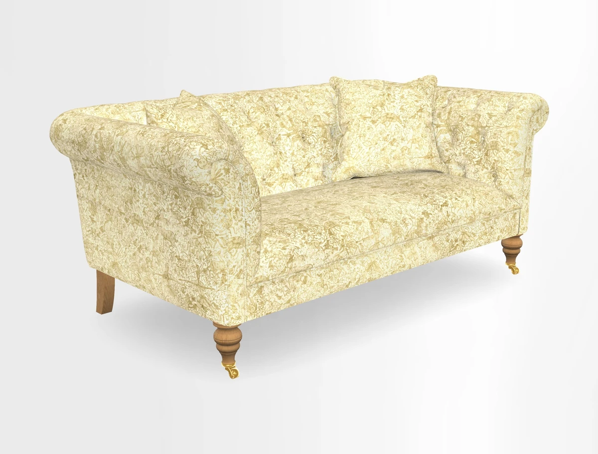 Arncliffe 3 Seater Sofa in Traditional Vintage Velvet Olive