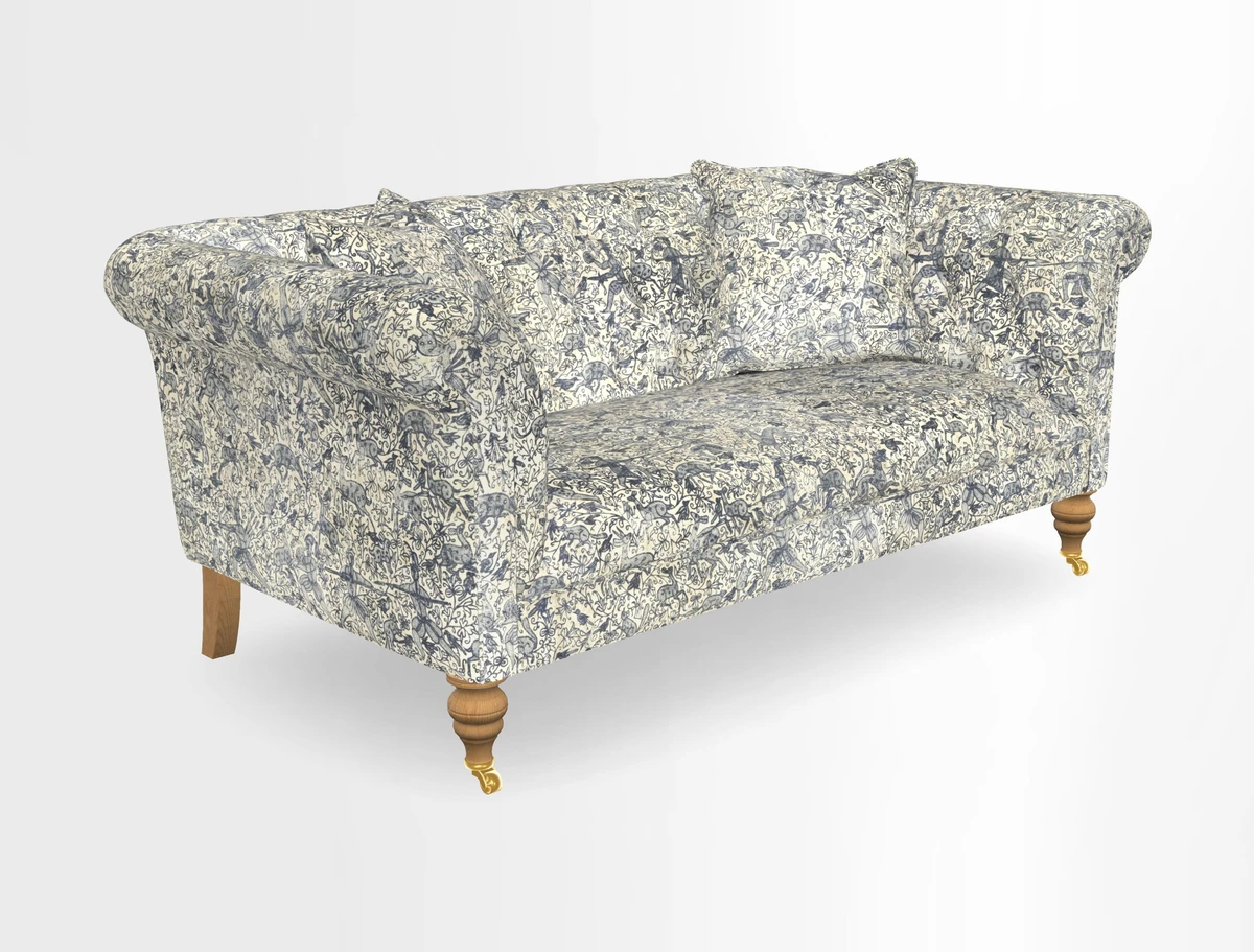 Arncliffe 3 Seater Sofa in Traditional Vintage Velvet Olive