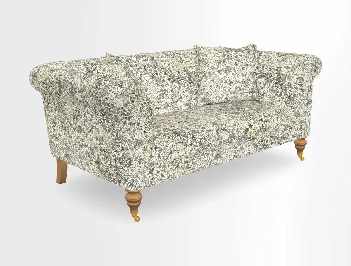 Arncliffe 3 Seater Sofa in Traditional Vintage Velvet Olive