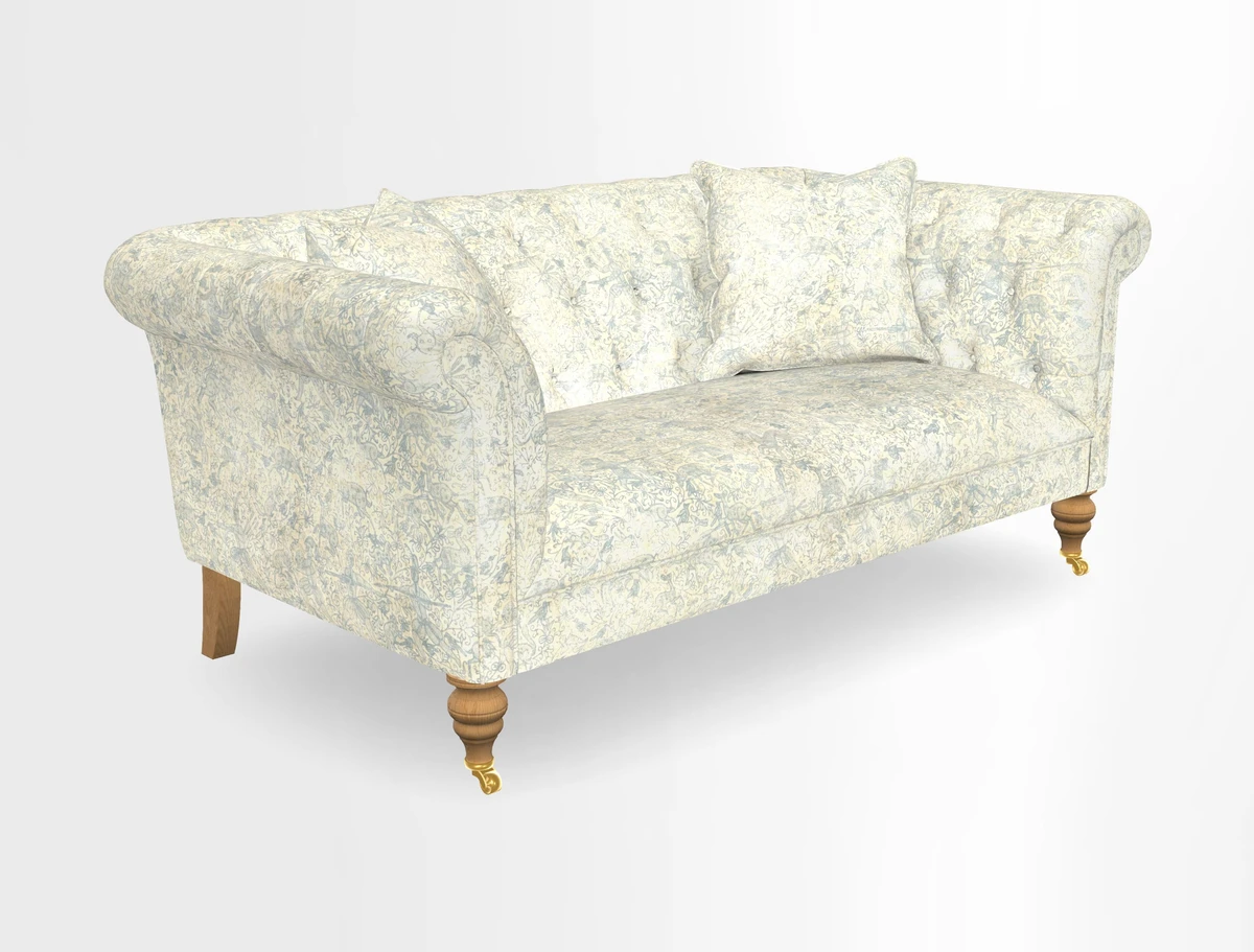 Arncliffe 3 Seater Sofa in Traditional Vintage Velvet Olive