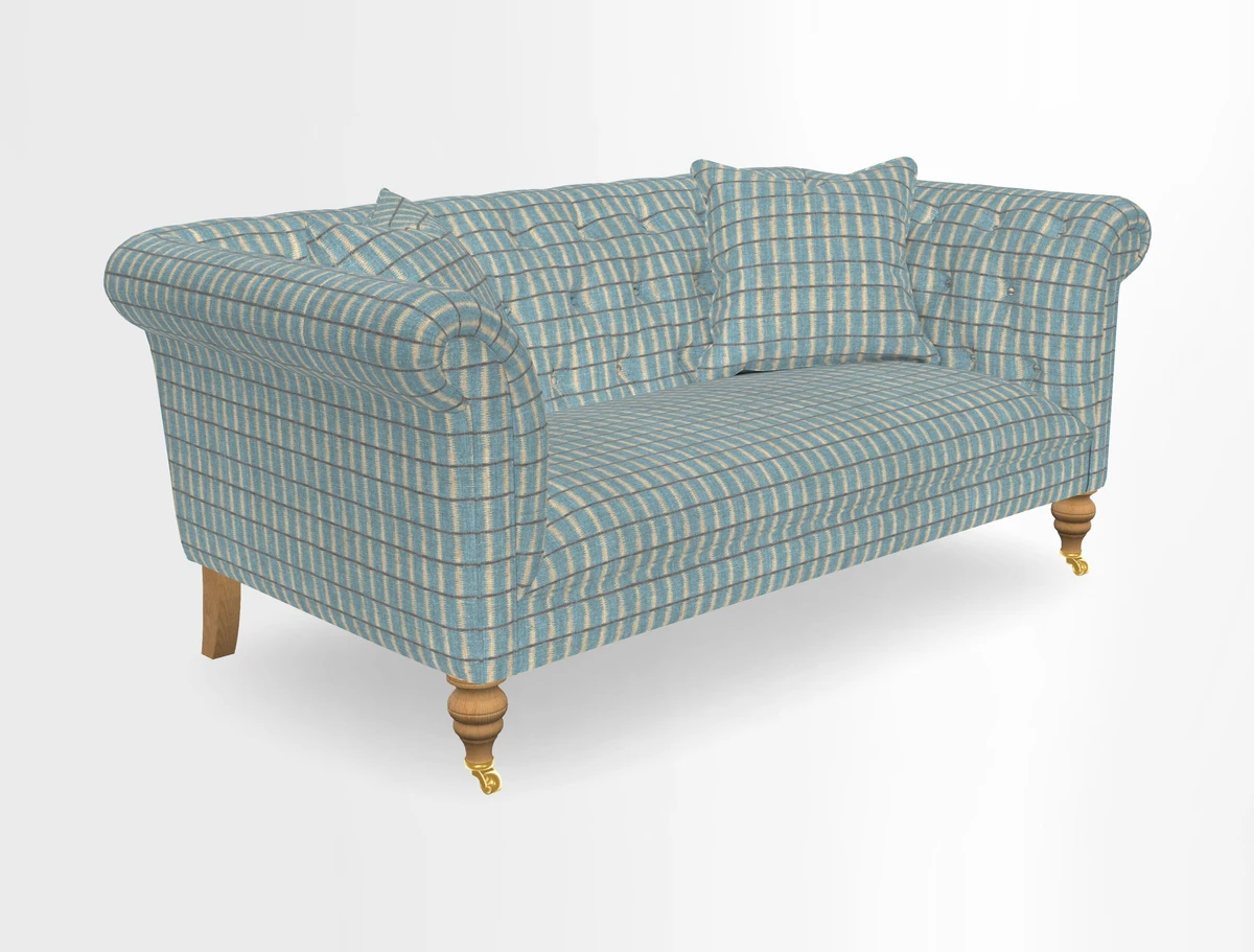 Arncliffe 3 Seater Sofa in Traditional Vintage Velvet Olive
