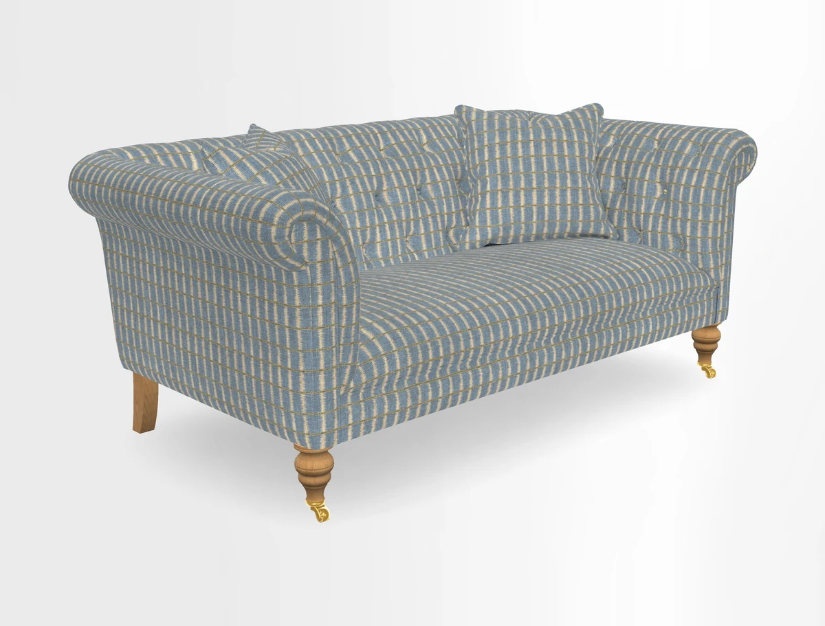 Arncliffe 3 Seater Sofa in Traditional Vintage Velvet Olive