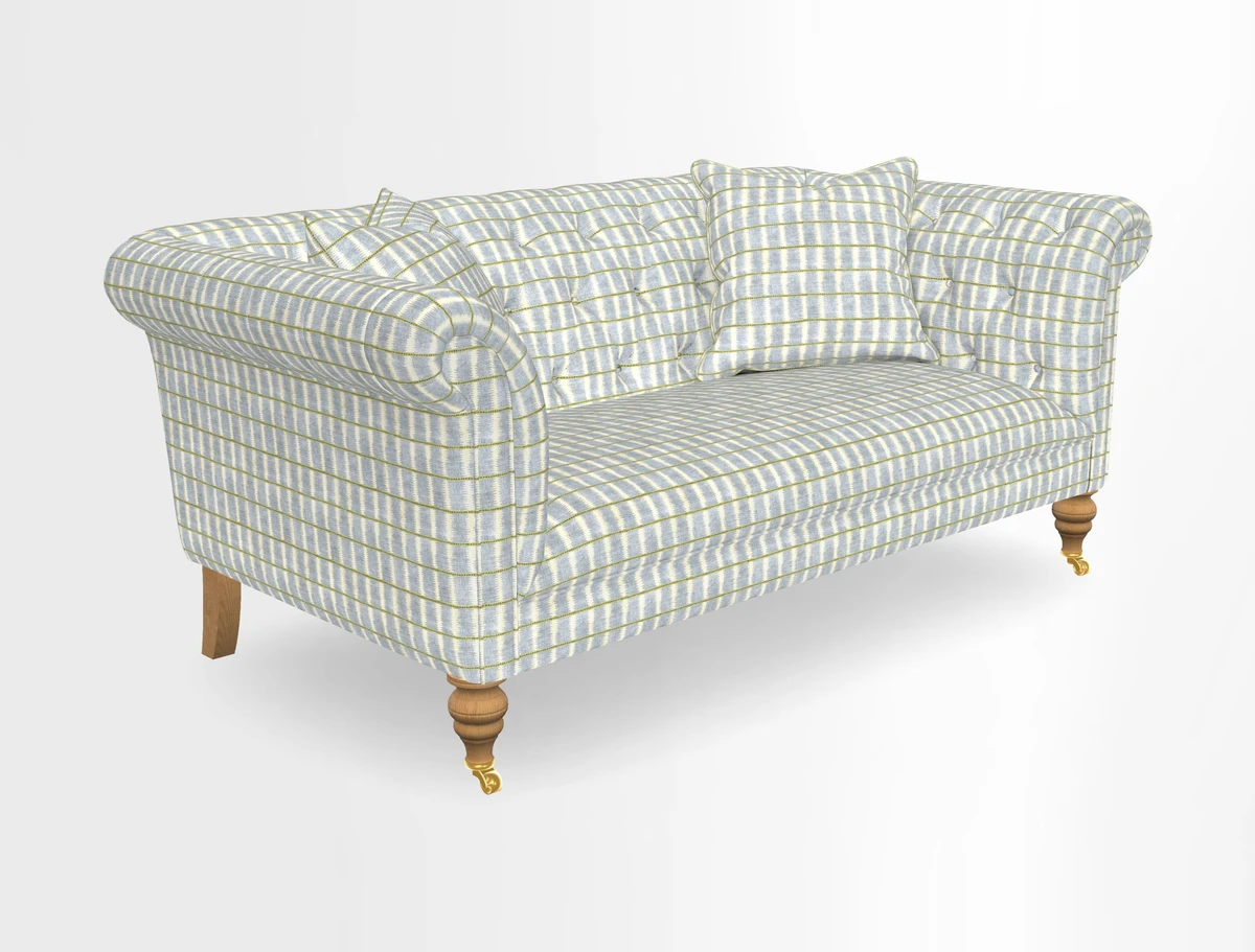 Arncliffe 3 Seater Sofa in Traditional Vintage Velvet Olive