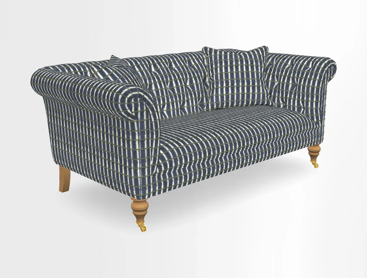 Arncliffe 3 Seater Sofa in Traditional Vintage Velvet Olive