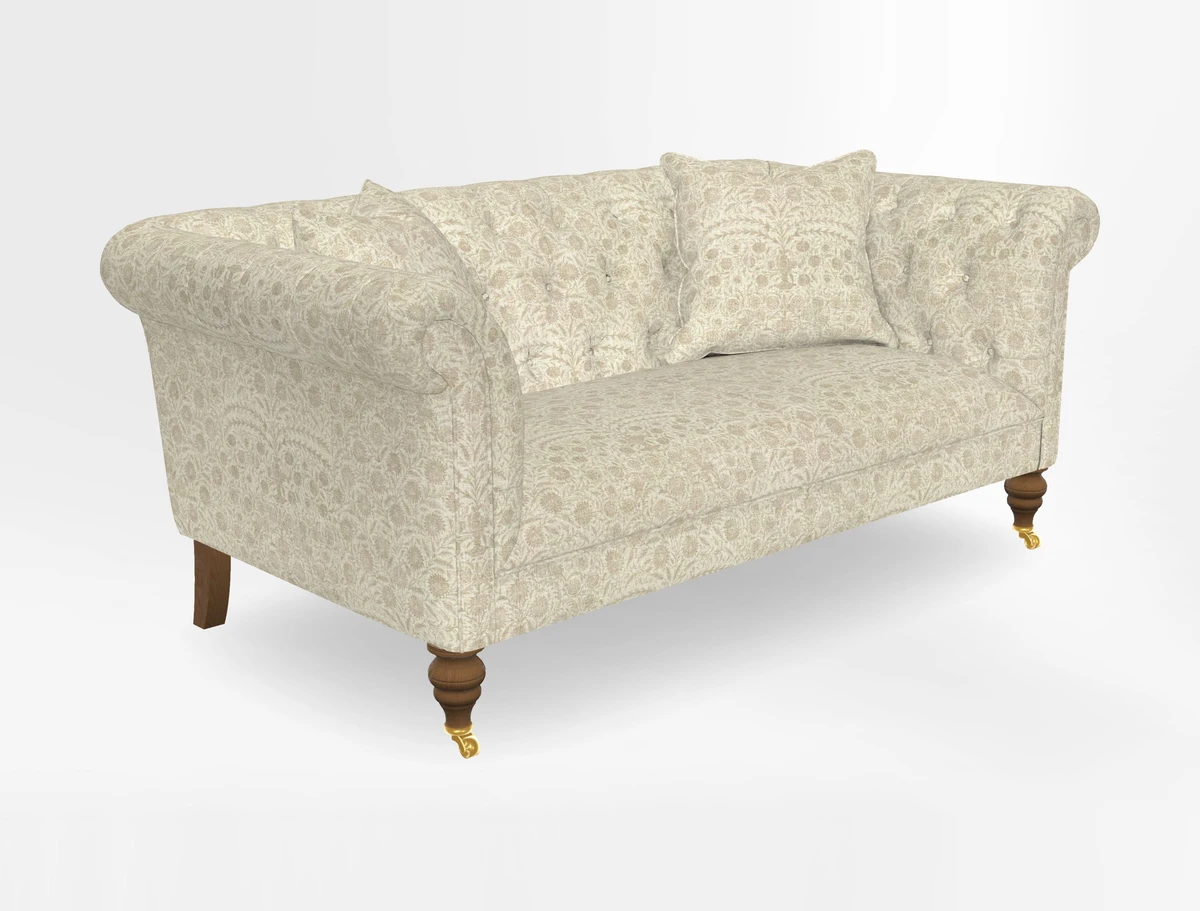 Arncliffe 3 Seater Sofa in Traditional Vintage Velvet Olive