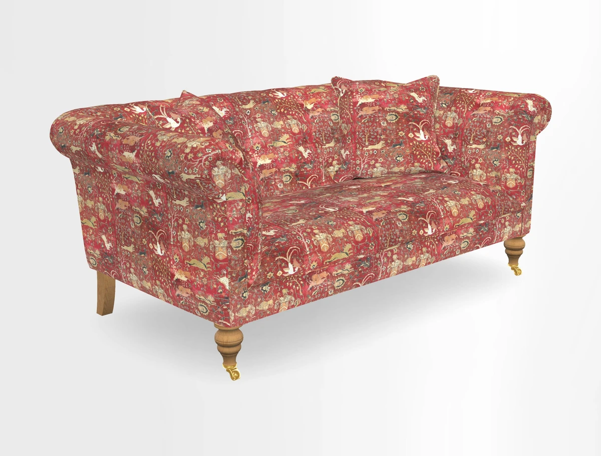 Arncliffe 3 Seater Sofa in Traditional Vintage Velvet Olive
