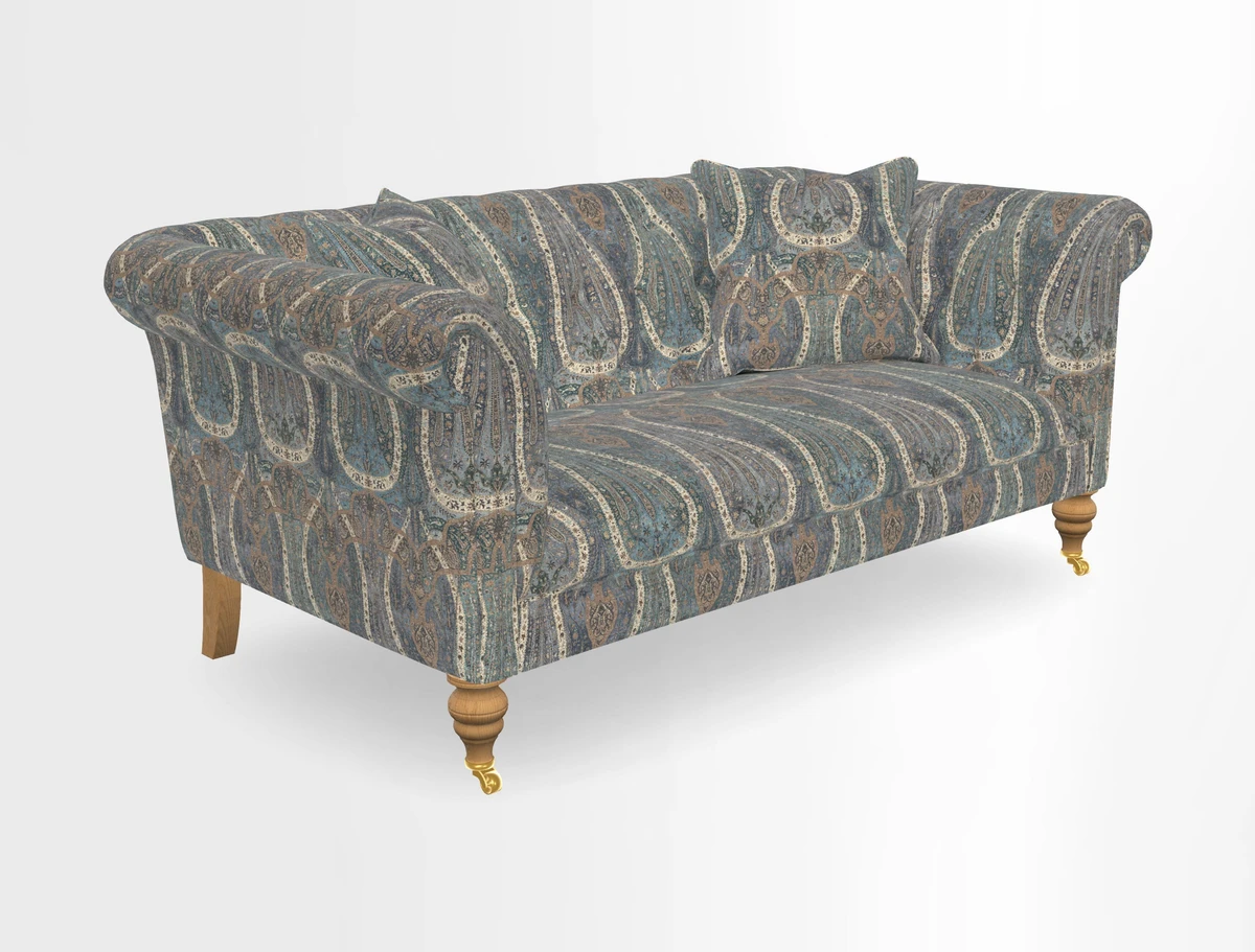 Arncliffe 3 Seater Sofa in Traditional Vintage Velvet Olive