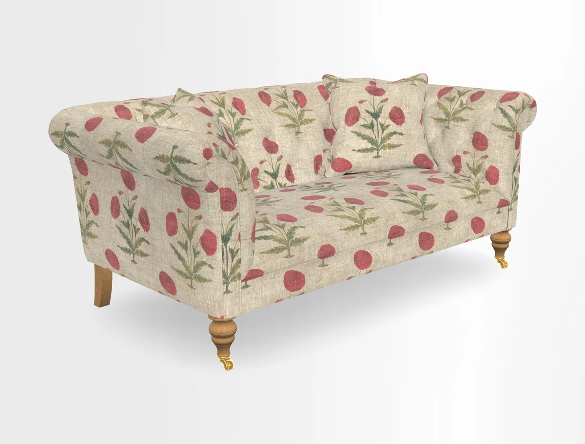 Arncliffe 3 Seater Sofa in Traditional Vintage Velvet Olive