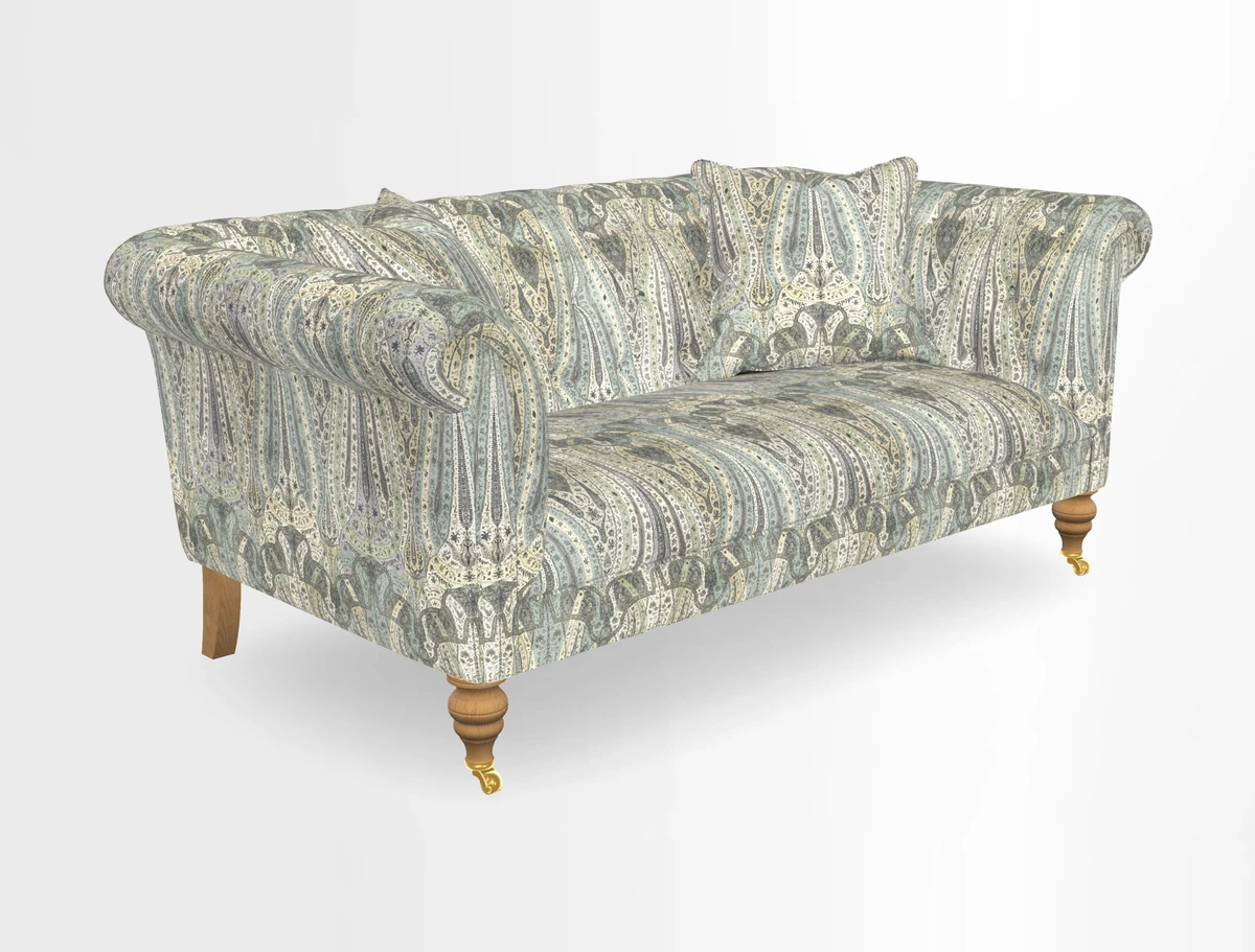 Arncliffe 3 Seater Sofa in Traditional Vintage Velvet Olive