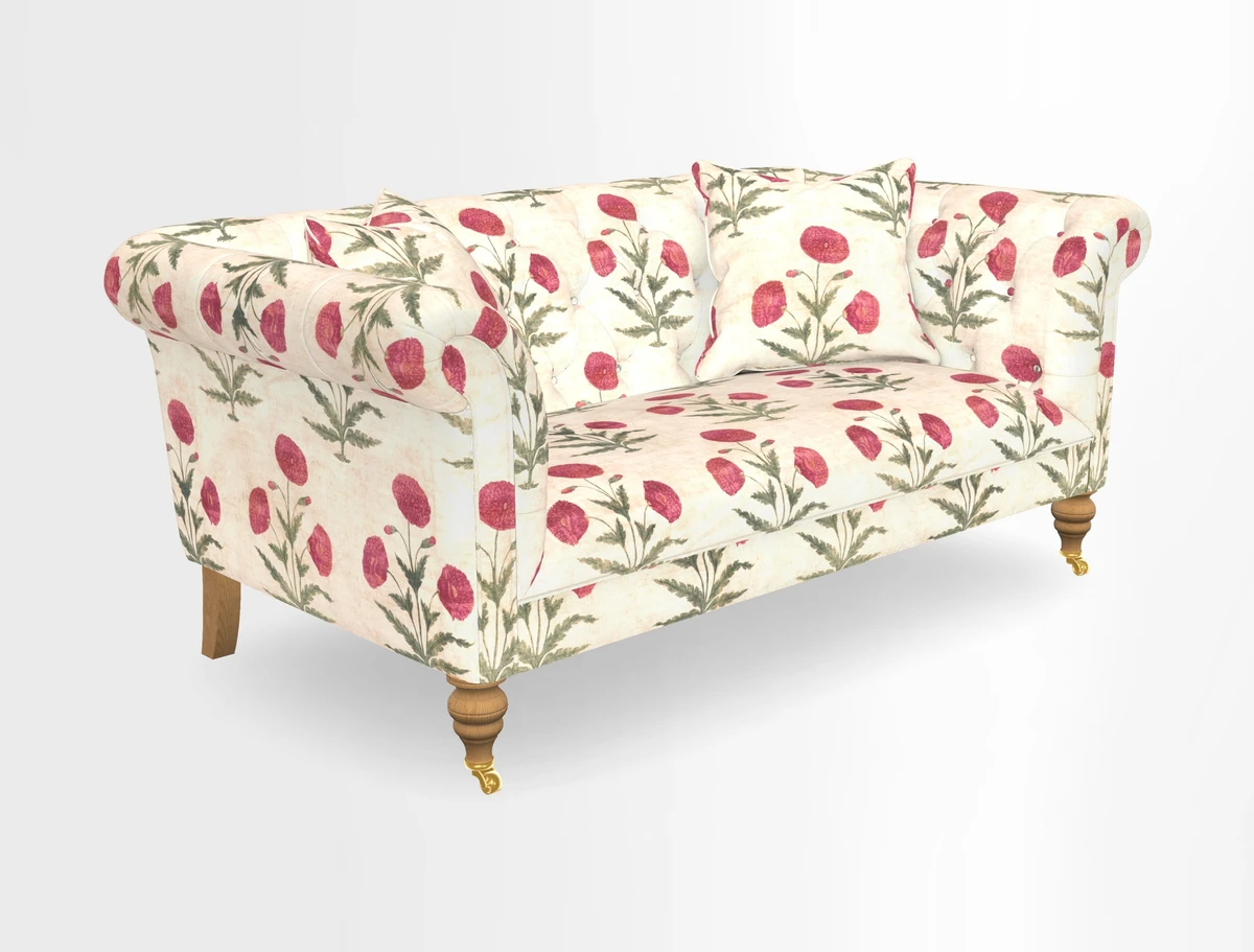 Arncliffe 3 Seater Sofa in Traditional Vintage Velvet Olive