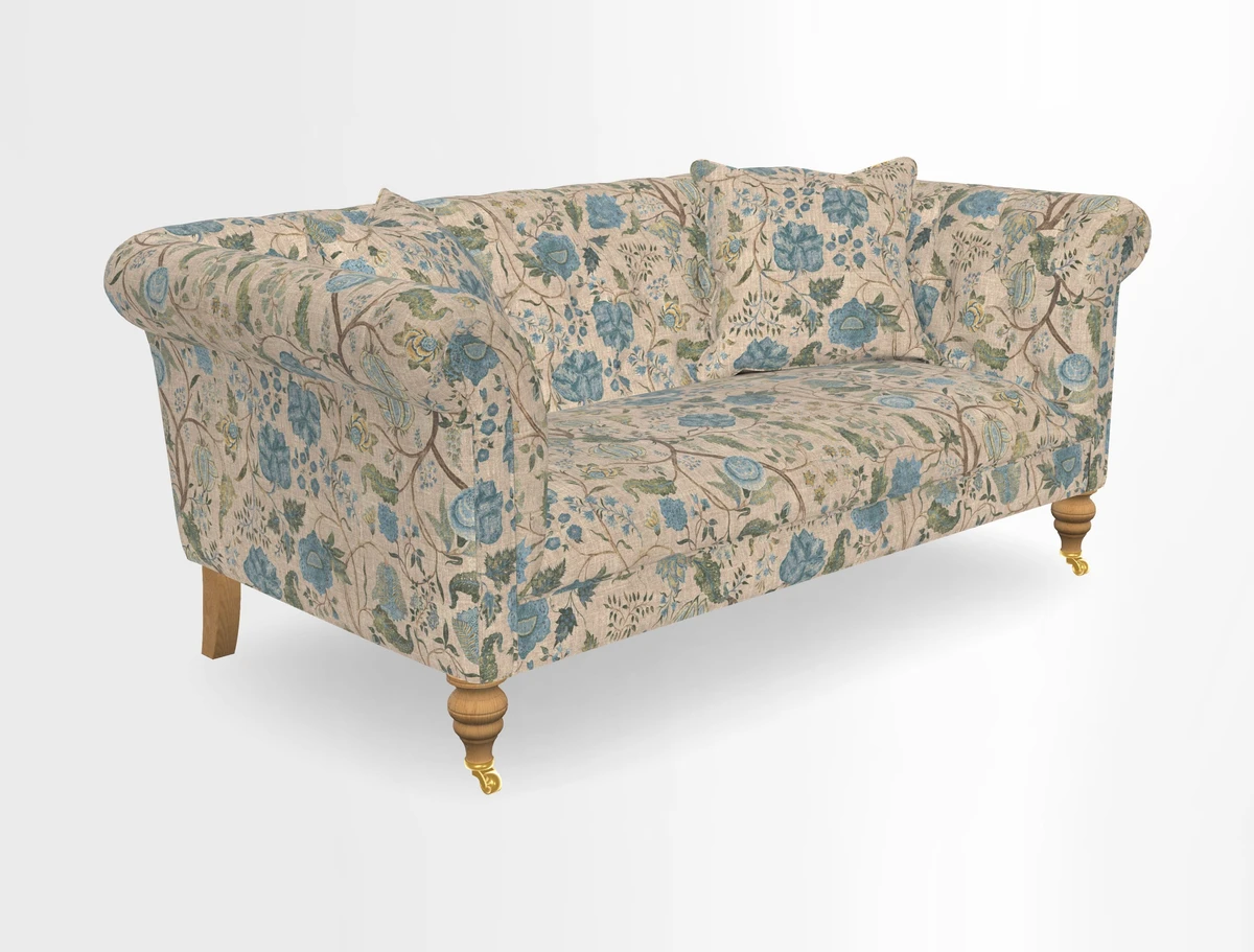 Arncliffe 3 Seater Sofa in Traditional Vintage Velvet Olive