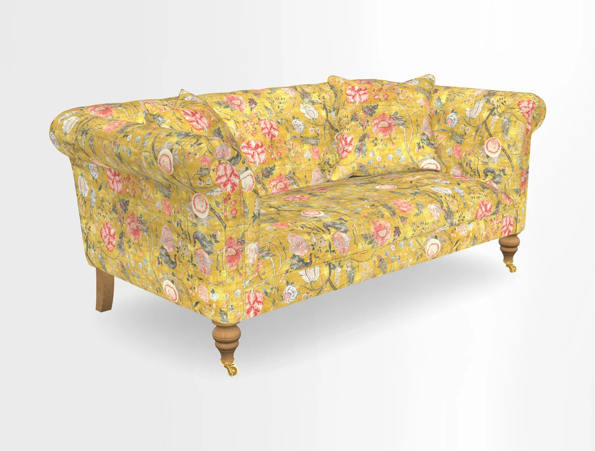 Arncliffe 3 Seater Sofa in Traditional Vintage Velvet Olive