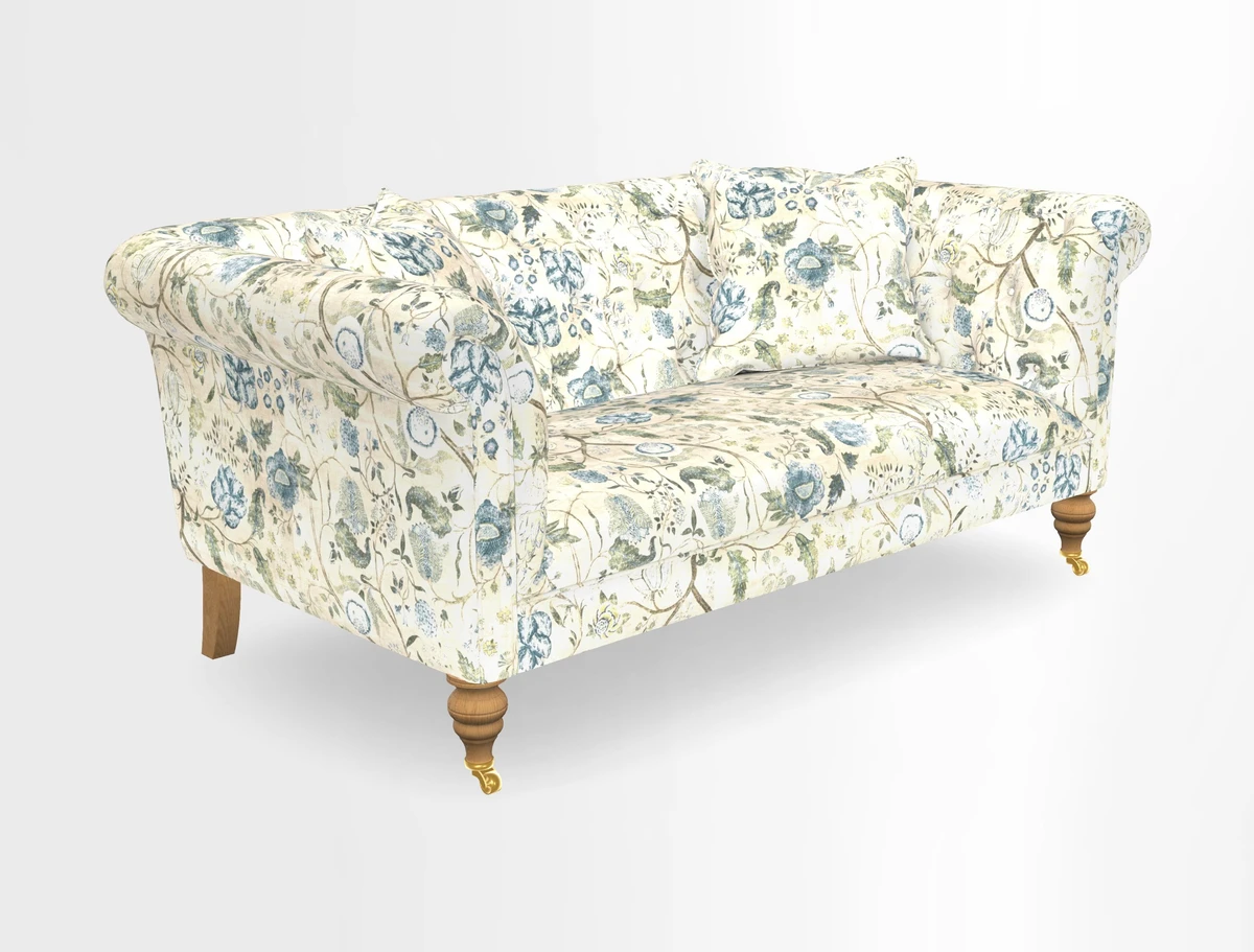 Arncliffe 3 Seater Sofa in Traditional Vintage Velvet Olive