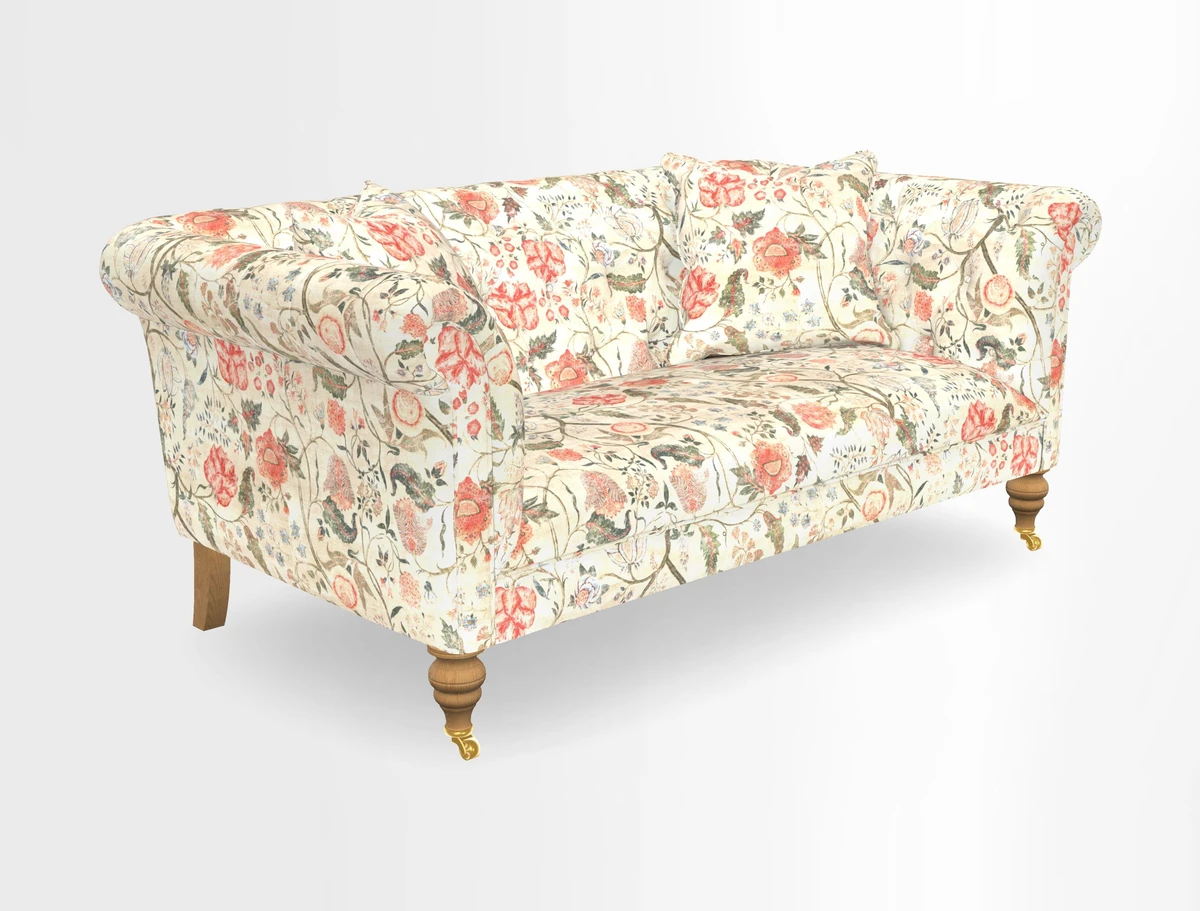 Arncliffe 3 Seater Sofa in Traditional Vintage Velvet Olive