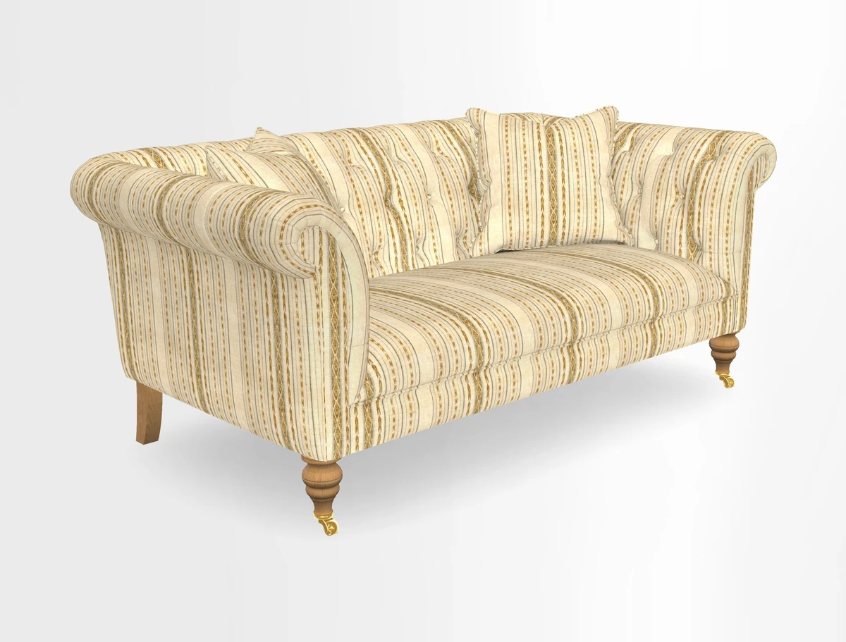 Arncliffe 3 Seater Sofa in Traditional Vintage Velvet Olive