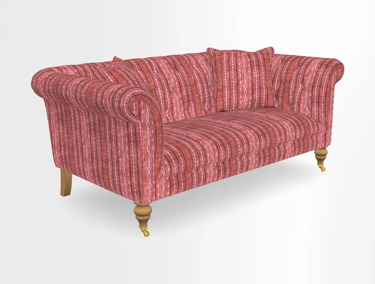 Arncliffe 3 Seater Sofa in Traditional Vintage Velvet Olive