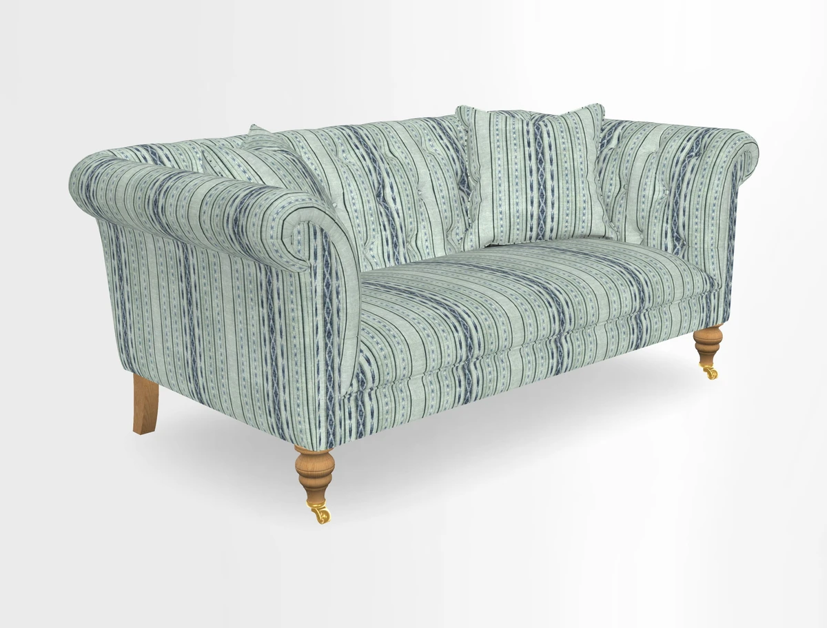 Arncliffe 3 Seater Sofa in Traditional Vintage Velvet Olive