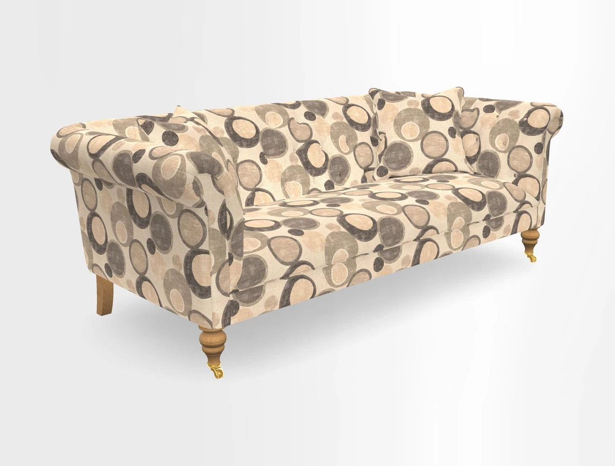 Arncliffe 3 Seater Sofa in Traditional Vintage Velvet Olive