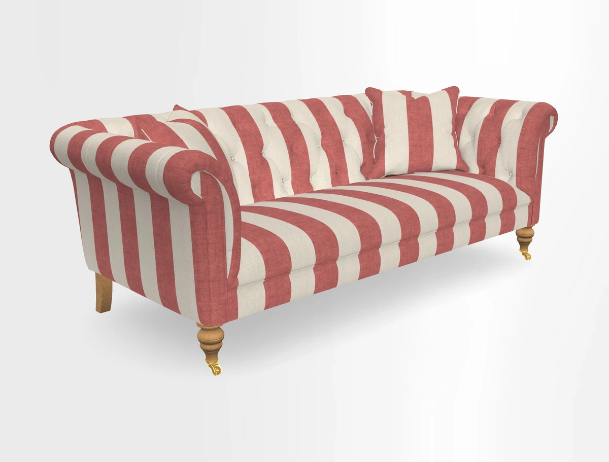Arncliffe 3 Seater Sofa in Traditional Vintage Velvet Olive