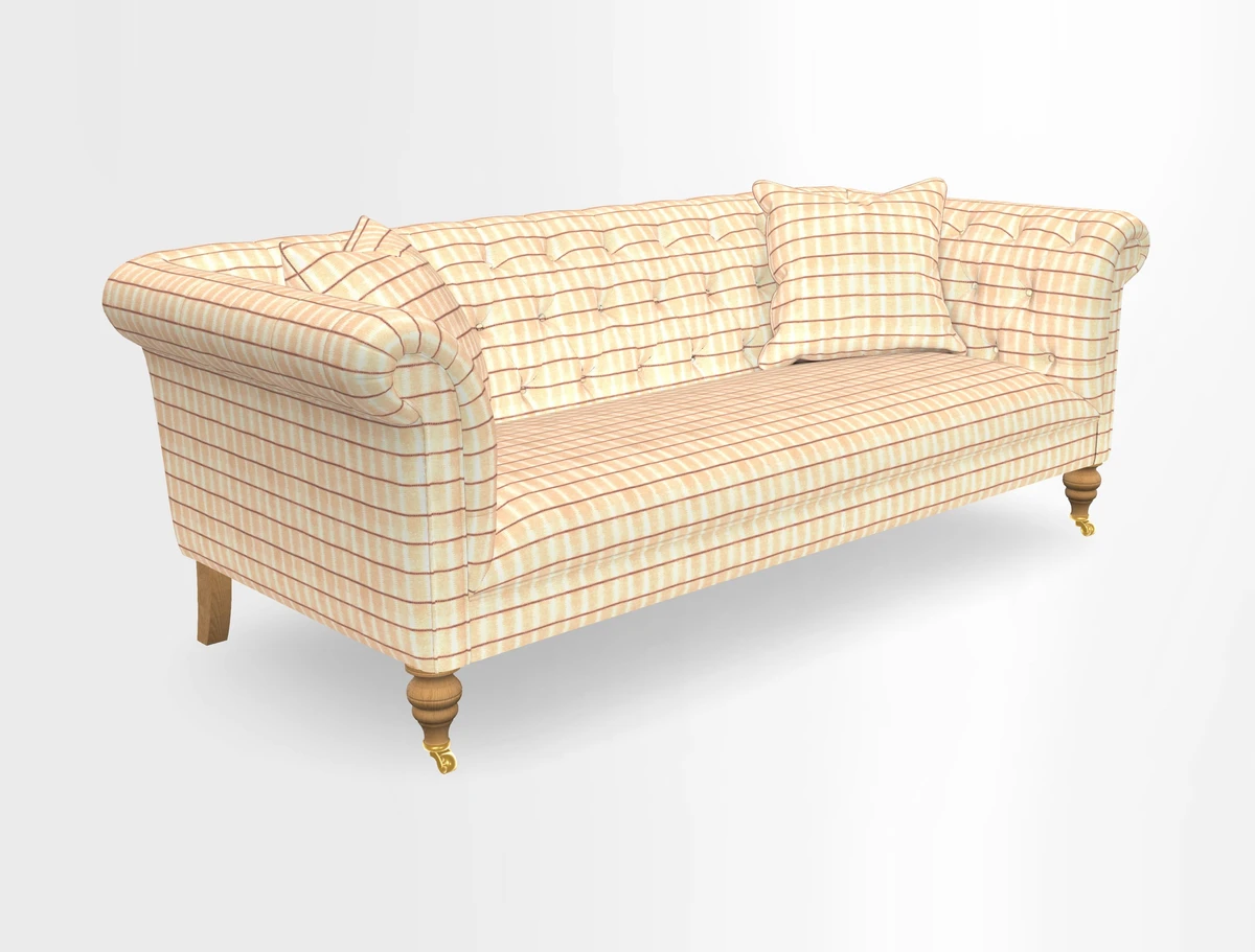 Arncliffe 3 Seater Sofa in Traditional Vintage Velvet Olive