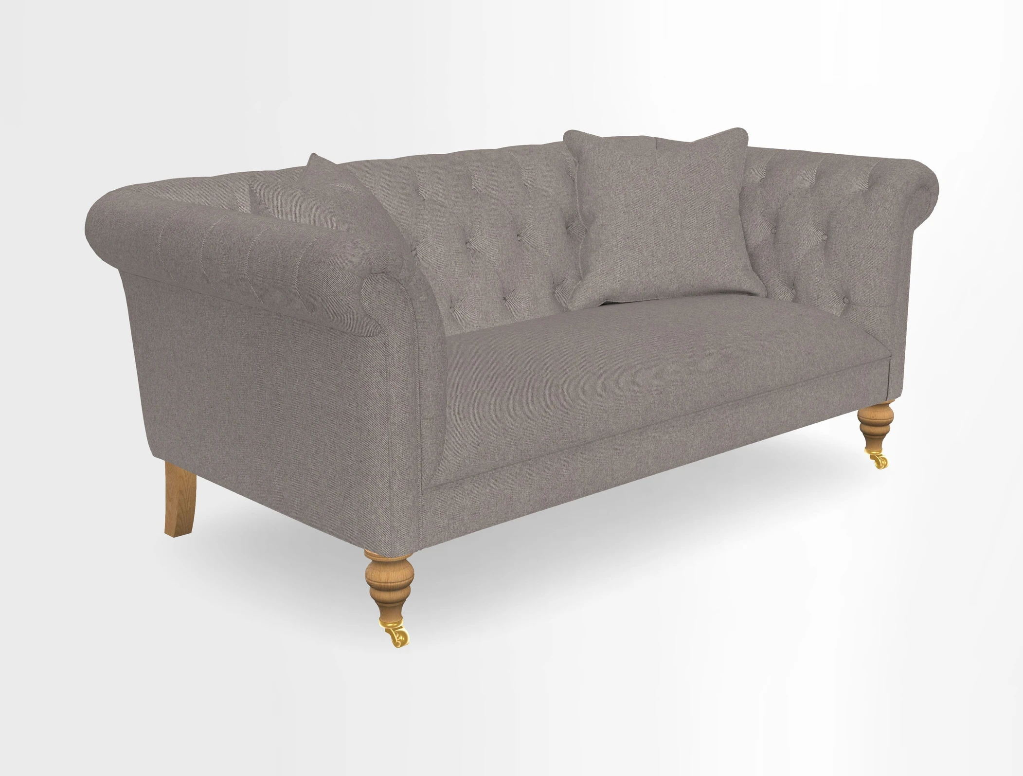 Arncliffe 3 Seater Sofa in Traditional Vintage Velvet Olive