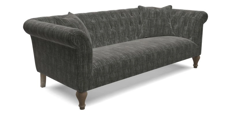 Arncliffe 3 Seater Sofa in Traditional Vintage Velvet Olive
