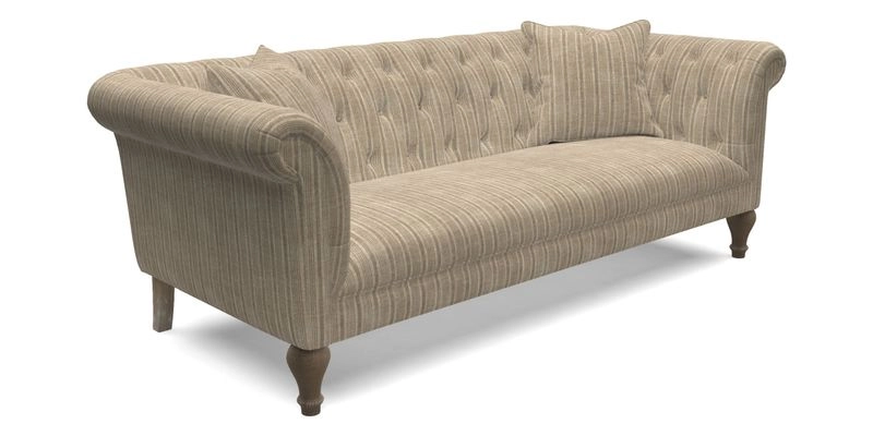 Arncliffe 3 Seater Sofa in Traditional Vintage Velvet Olive