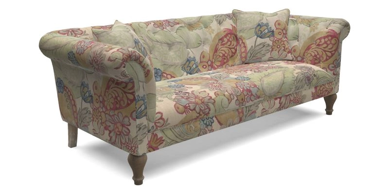 Arncliffe 3 Seater Sofa in Traditional Vintage Velvet Olive