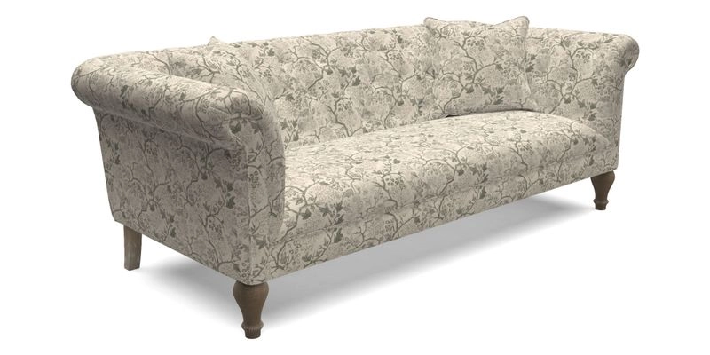 Arncliffe 3 Seater Sofa in Traditional Vintage Velvet Olive