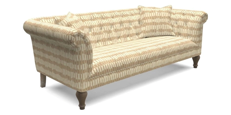 Arncliffe 3 Seater Sofa in Traditional Vintage Velvet Olive