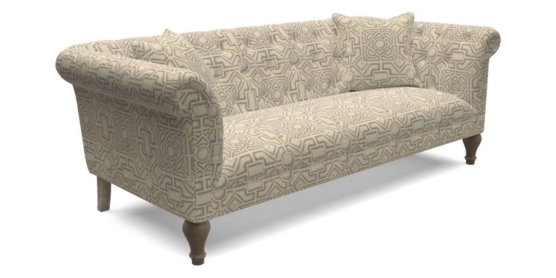 Arncliffe 3 Seater Sofa in Traditional Vintage Velvet Olive Arncliffe 3 Seater Sofa in Traditional Vintage Velvet Olive
