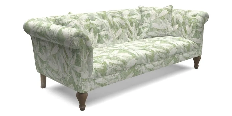 Arncliffe 3 Seater Sofa in Traditional Vintage Velvet Olive