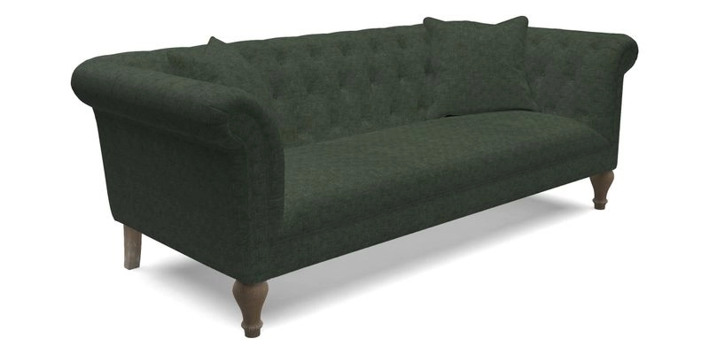 Arncliffe 3 Seater Sofa in Traditional Vintage Velvet Olive